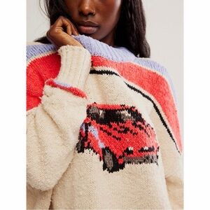 Free People Fast Lane Pullover Race Car Combo